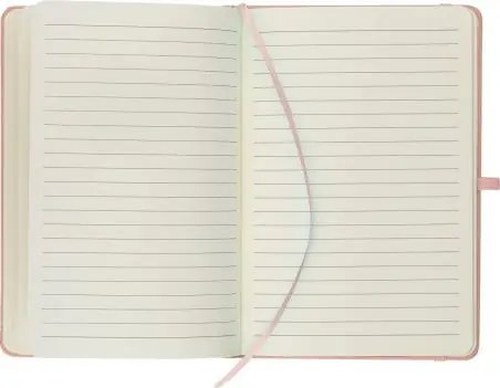 Cuaderno PU reciclado A5 80p 70gsm FSC grabado relieve