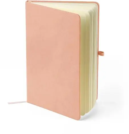Cuaderno PU reciclado A5 80p 70gsm FSC grabado relieve