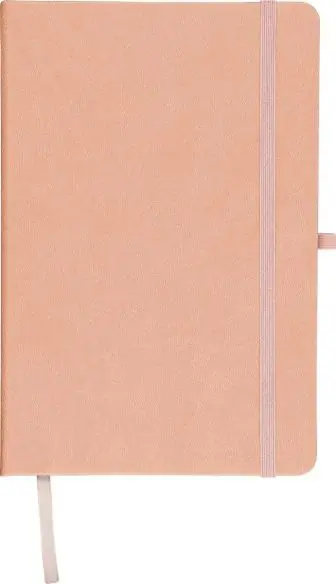 Cuaderno PU reciclado A5 80p 70gsm FSC grabado relieve