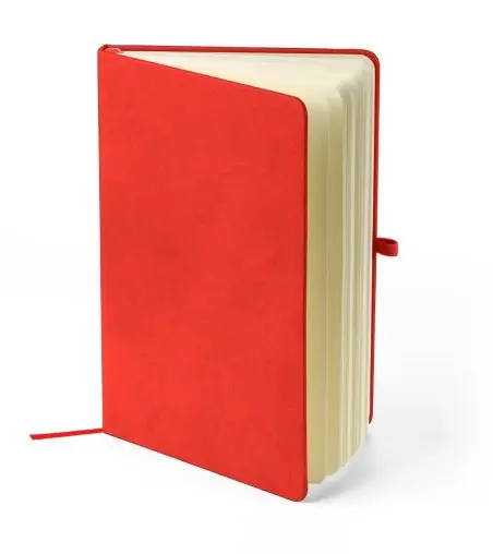 Cuaderno PU reciclado A5 80p 70gsm FSC grabado relieve