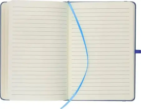 Cuaderno PU reciclado A5 80p 70gsm FSC grabado relieve