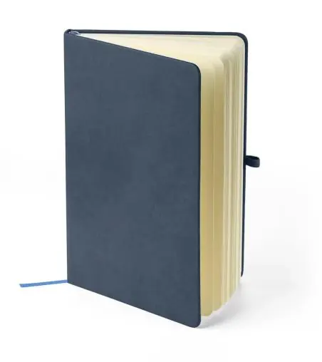 Cuaderno PU reciclado A5 80p 70gsm FSC grabado relieve