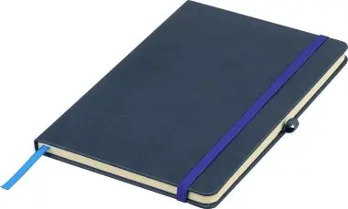 Cuaderno PU reciclado A5 80p 70gsm FSC grabado relieve