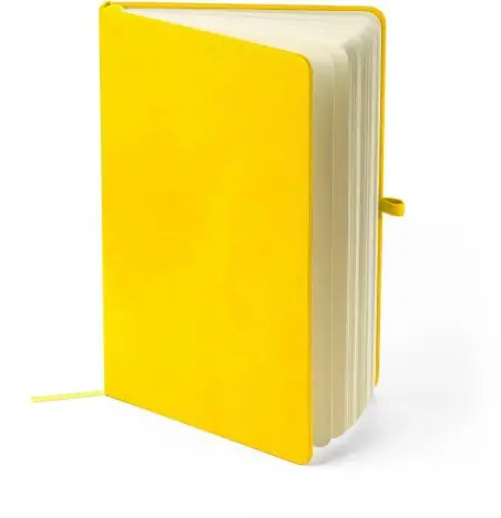 Cuaderno PU reciclado A5 80p 70gsm FSC grabado relieve