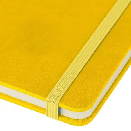 Cuaderno PU reciclado A5 80p 70gsm FSC grabado relieve