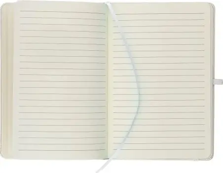 Cuaderno PU reciclado A5 80p 70gsm FSC grabado relieve
