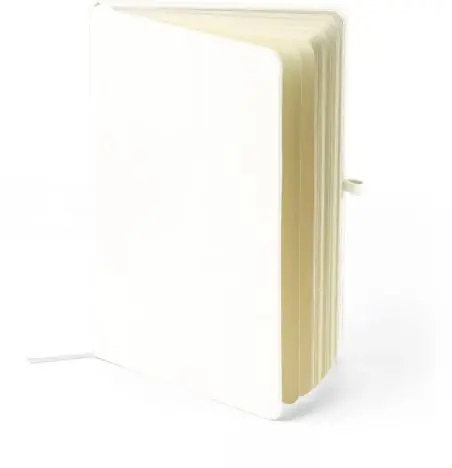 Cuaderno PU reciclado A5 80p 70gsm FSC grabado relieve