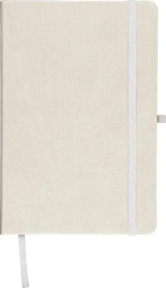 Cuaderno PU reciclado A5 80p 70gsm FSC grabado relieve
