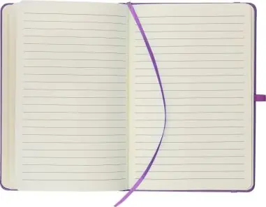 Cuaderno PU reciclado A5 80p 70gsm FSC grabado relieve