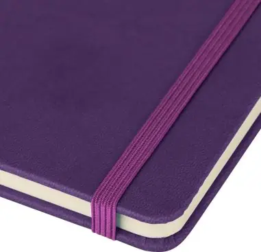 Cuaderno PU reciclado A5 80p 70gsm FSC grabado relieve