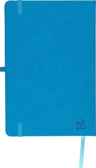 Cuaderno PU reciclado A5 80p 70gsm FSC grabado relieve