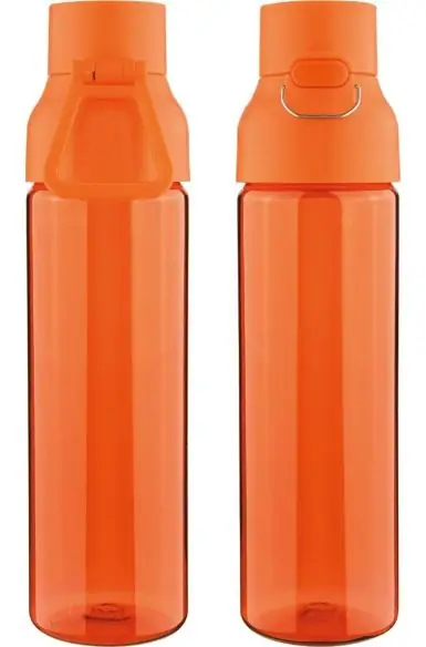 Botella Tritan Bliss 750 ml cierre botón asa transporte PP