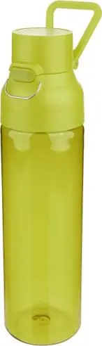Botella Tritan Bliss 750 ml cierre botón asa transporte PP