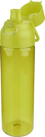 Botella Tritan Bliss 750 ml cierre botón asa transporte PP