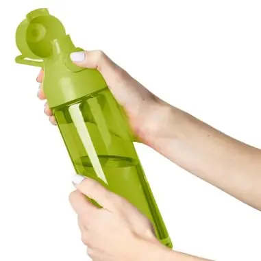 Botella Tritan Bliss 750 ml cierre botón asa transporte PP