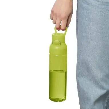 Botella Tritan Bliss 750 ml cierre botón asa transporte PP
