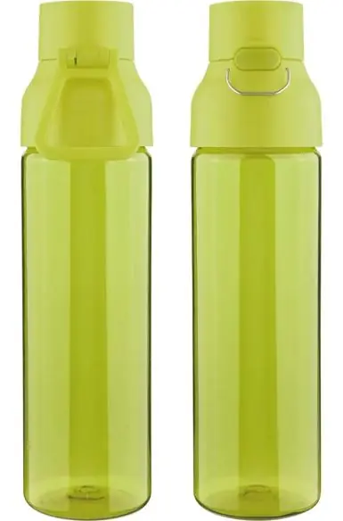 Botella Tritan Bliss 750 ml cierre botón asa transporte PP