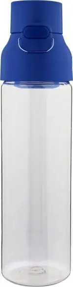 Botella Tritan Dune 750 ml cuerpo transparente cierre botón
