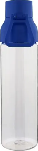 Botella Tritan Dune 750 ml cuerpo transparente cierre botón