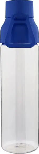 Botella Tritan Dune 750 ml cuerpo transparente cierre botón
