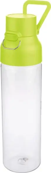Botella Tritan Dune 750 ml cuerpo transparente cierre botón