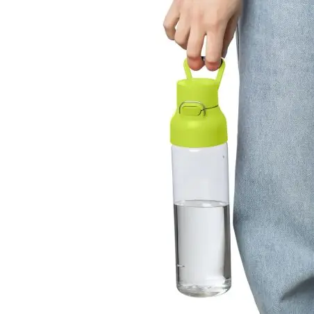 Botella Tritan Dune 750 ml cuerpo transparente cierre botón