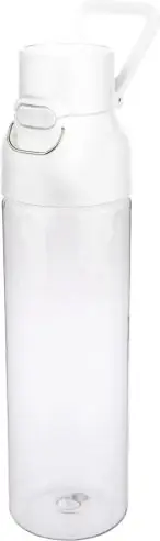 Botella Tritan Dune 750 ml cuerpo transparente cierre botón