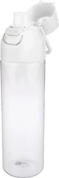 Botella Tritan Dune 750 ml cuerpo transparente cierre botón