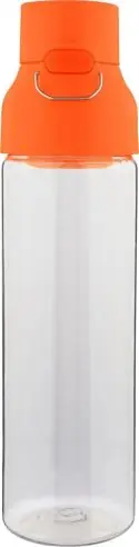 Botella Tritan Dune 750 ml cuerpo transparente cierre botón