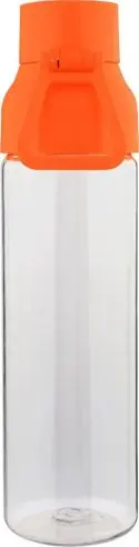 Botella Tritan Dune 750 ml cuerpo transparente cierre botón