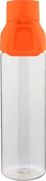 Botella Tritan Dune 750 ml cuerpo transparente cierre botón