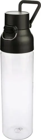 Botella Tritan Dune 750 ml cuerpo transparente cierre botón