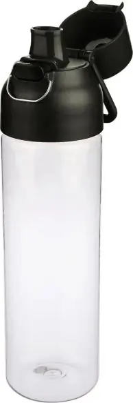 Botella Tritan Dune 750 ml cuerpo transparente cierre botón