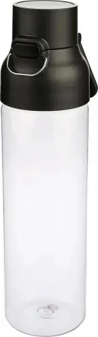 Botella Tritan Dune 750 ml cuerpo transparente cierre botón