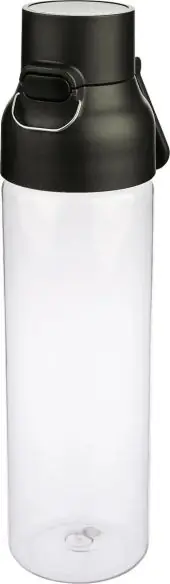 Botella Tritan Dune 750 ml cuerpo transparente cierre botón