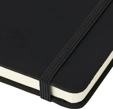 Cuaderno A4 PU reciclado 96p 65gsm FSC banda elástica
