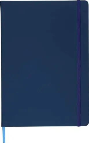 Cuaderno A4 PU reciclado 96p 65gsm FSC banda elástica