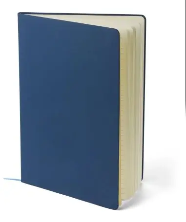 Cuaderno A4 PU reciclado 96p 65gsm FSC banda elástica
