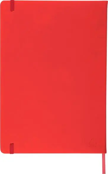 Cuaderno A4 PU reciclado 96p 65gsm FSC banda elástica