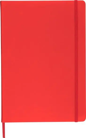 Cuaderno A4 PU reciclado 96p 65gsm FSC banda elástica