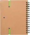 Libreta reciclada espiral con adhesivos y regla - Imagen 23