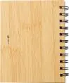 Libreta símil bambú con memos y bolígrafo - Imagen 10