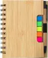Libreta símil bambú con memos y bolígrafo - Imagen 11