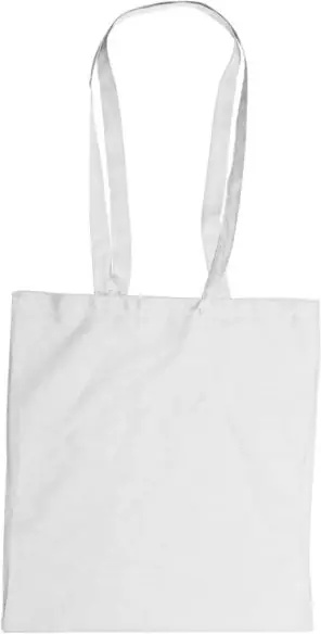 Bolsa algodón 110 g/m² asas largas