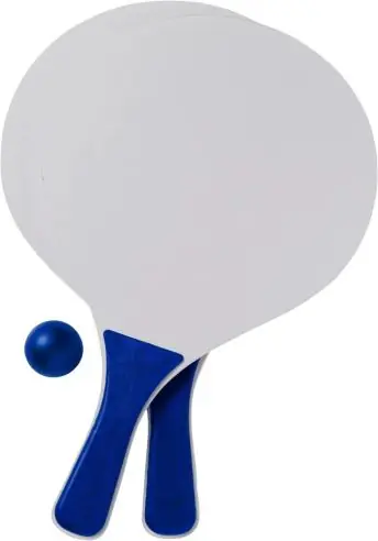 Set 2 palas madera pelota bolsa red blanca playa