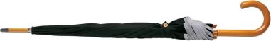 Paraguas automático nailon 190T madera ribete reflectante