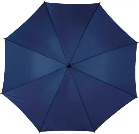 Paraguas 8 paneles poliéster automático mango madera velcro