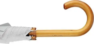 Paraguas 8 paneles poliéster automático mango madera velcro
