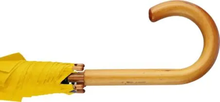 Paraguas 8 paneles poliéster automático mango madera velcro