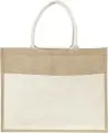 Bolsa de yute con interior plástico y asas acolchadas - Imagen 4
